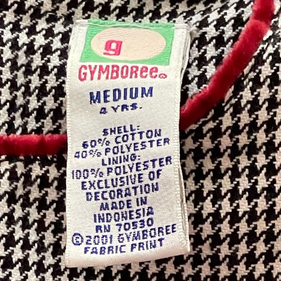 Gymboree A-line houndstooth holiday dress 2001 - Picture 3 of 6